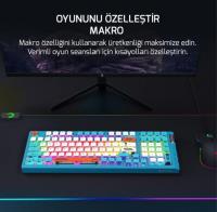 GAMEPOWER SENSE RGB RED SWITCH KABLOSUZ MEKANIK KLAVYE